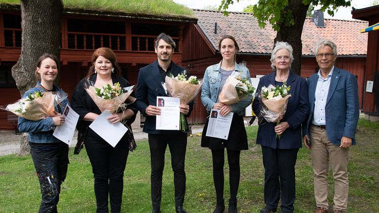 Anya Blom, Sofia Dahl, Arvin Shabroo Golak, Antonia Kjellarsson, Charlotta Kjerrström och Lennart Bondeson Ordförande i Kulturnämnden.