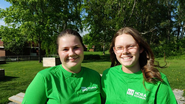 Jenna Vinblad och Thea Sjöholm blir ett glädjande tillskott till Hagby Ängar i Sommar.