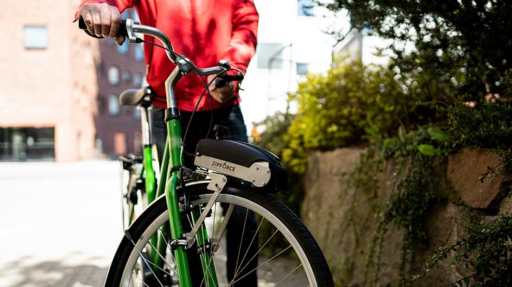 Elmotorn Zipforce passar de flesta cyklar.