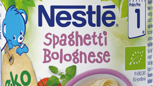 Uppdaterad favorit för små barn - ekologisk spagetti bolognese