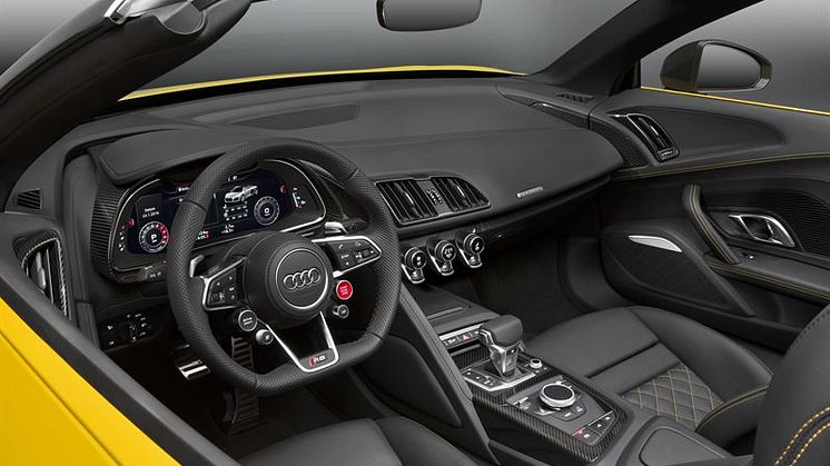 Audi R8 interiör