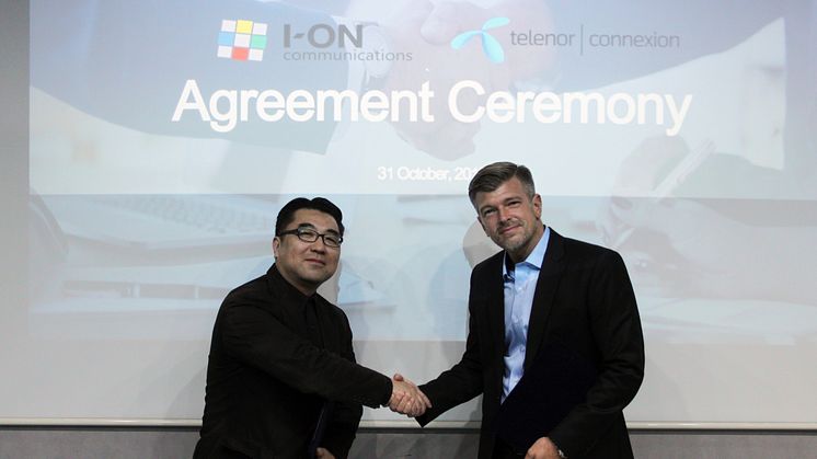 Representatives of I-ON Communications  and Telenor Connexion 