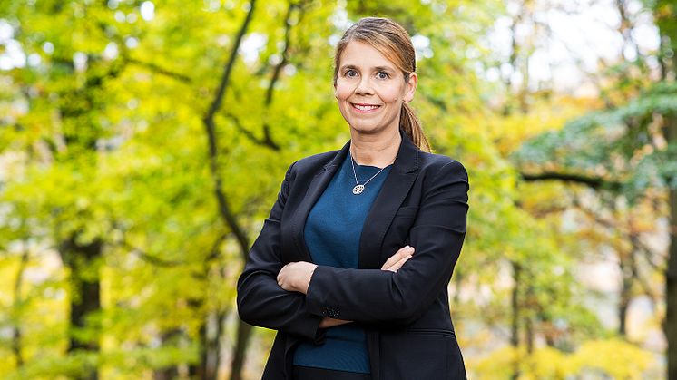 Maria Ådahl, vd Landvetter Södra Utveckling AB, är ny ledamot i Gröna Städers styrelse.