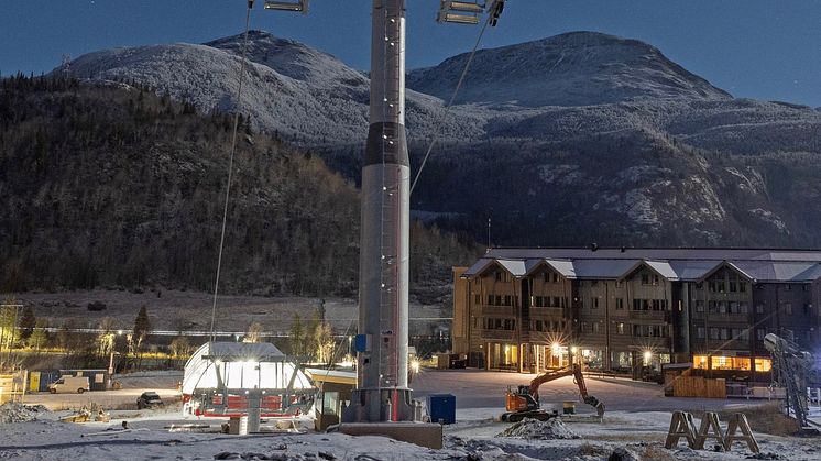 SkiStar Hemsedal Lodge Express byggnation