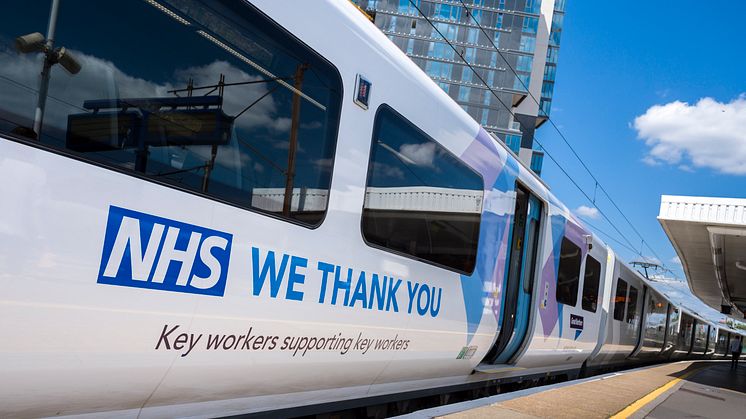 Timetables were created to meet the needs of key workers during the pandemic and this train was repainted as a tribute