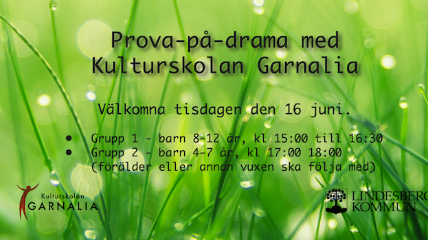 ​Prova-på-drama med Kulturskolan Garnalia