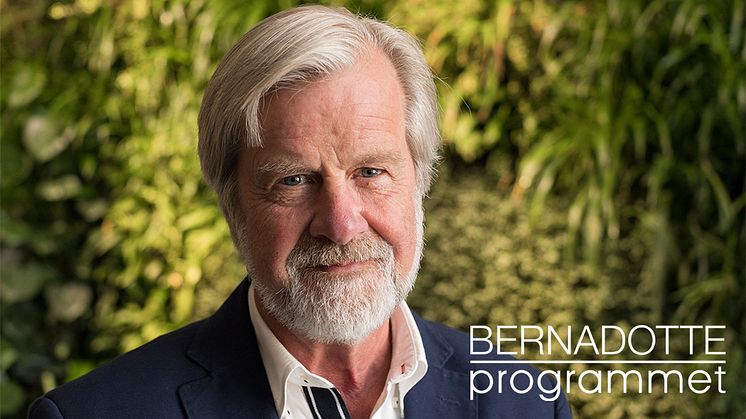 Professor Gunnar Bjursell tilldelas Bernadottepriset 2024 för sina insatser om kulturellt engagemang och dess effekter på hjärnan, välbefinnande och hälsa. Foto: Håkan Lindgren.