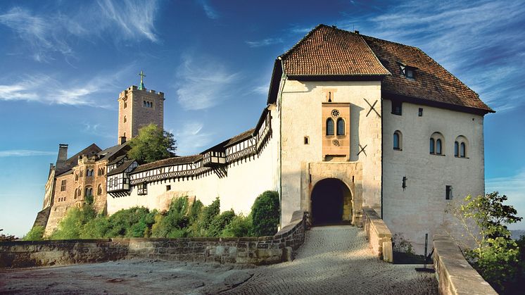 Borgen Wartburg er berømt, blandt andet fordi det var her, Luther opholdt sig, mens han oversatte Det Ny Testamente til tysk. Men også H.C. Andersen kendte til Wartburg i Eisenach i Thüringen.