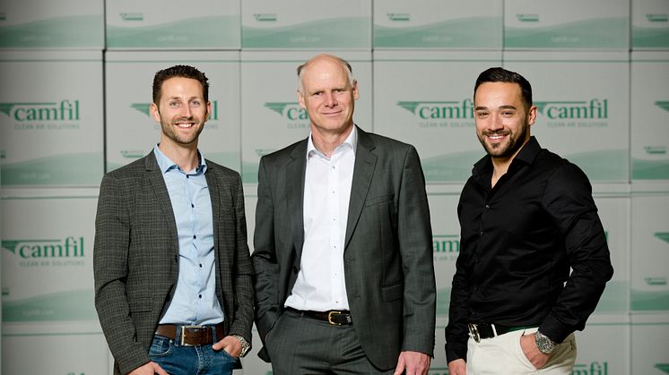 Gemeinsam mit Carsten Groth starteten drei weitere neue Kollegen im Vertrieb Außendienst.