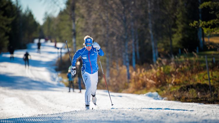 Langrennssesongen starter 28. oktober i Trysil. Her fra åpningsdagen i fjor (foto: Hans Martin Nysæter)