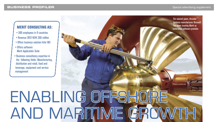 Enabling offshore and maritime growth.