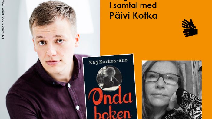Författarbesök från Finland: Kaj Korkea-aho i samtal med Päivi Kotka från Sveriges Radio P4 Örebro