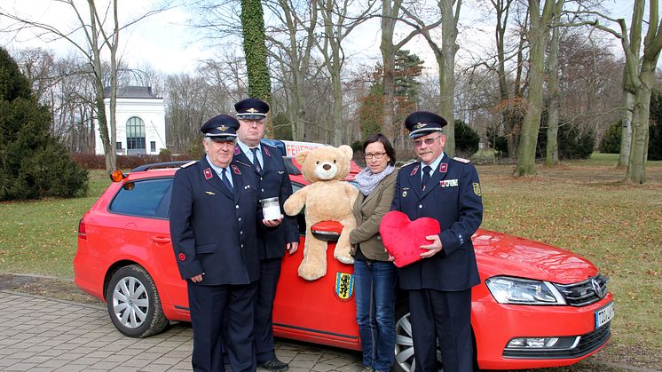 Freiwillige Feuerwehr Mockrehna im Einsatz für Bärenherz