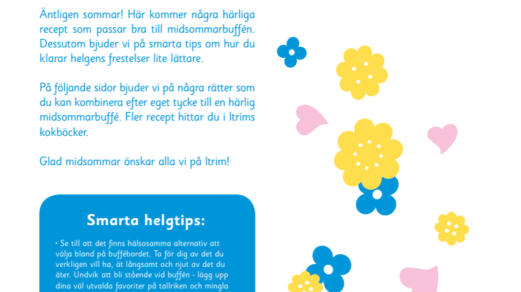 Itrim bjuder på lätta recept till midsommarhelgen