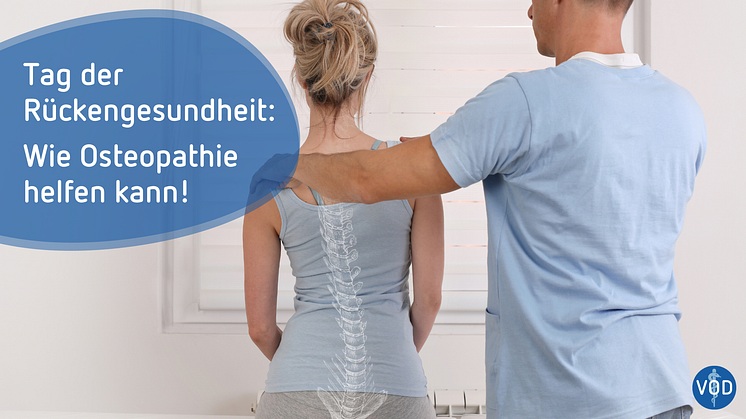 Schmerzfrei dank Osteopathie – Studie belegt Wirksamkeit /15. März 2023: Tag der Rückengesundheit  