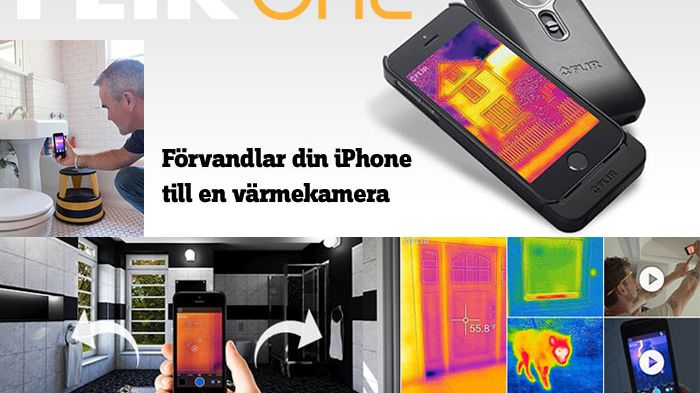 Omvandla din iPhone till en avancerad värmekamera med innovativa FLIR ONE