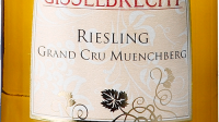 Vuoden Viinit 2015 -kultamitalisti Gisselbrecht Riesling Grand Cru Muenchberg