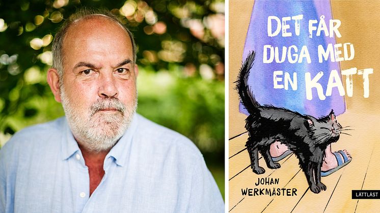 Den uppskattade lättlästförfattaren Johan Werkmäster är tillbaka med boken Det får duga med en katt.