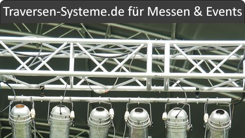 Traversen Systeme für Veranstaltungen aller Art