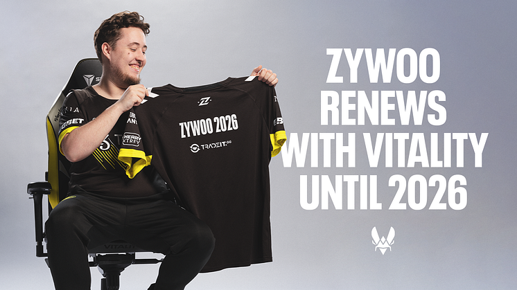 Mathieu “ZywOo” Herbaut, the world’s best Counter Strike player, re-signs with Team Vitality until 2026 in landmark renewal