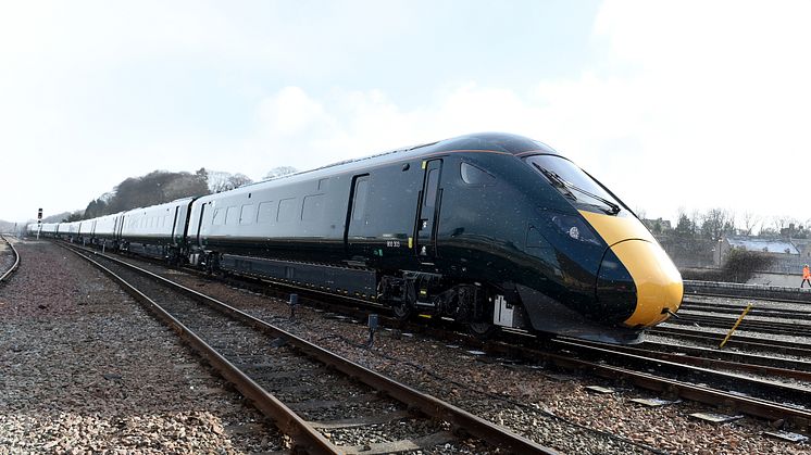 Intercity Express train at Inverness depot