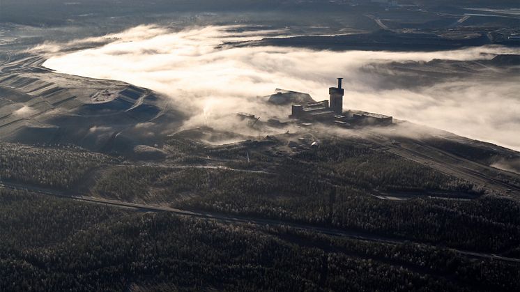 Bolidens koppargruva Aitik i Gällivare  - Europas största dagbrott med miljöprestanda i världsklass!