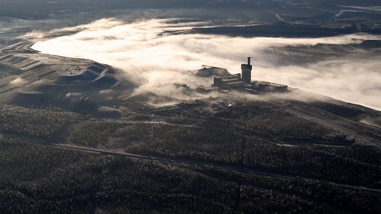Bolidens koppargruva Aitik i Gällivare  - Europas största dagbrott med miljöprestanda i världsklass!