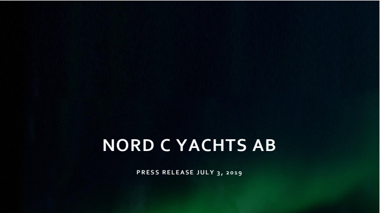Introducing Nord C Yachts – exceptional boating with a circular approach