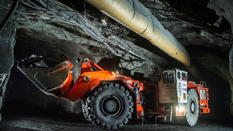 LKAB Kiruna utökar sin automatiserade eldrivna lastmaskinsflotta från Sandvik till 20    