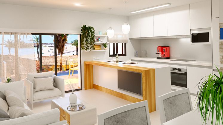 HusmanHagberg har exklusiv rättighet att sälja bostäderna i Edificio Escandinavia nära Playa del Curastranden i Torrevieja.