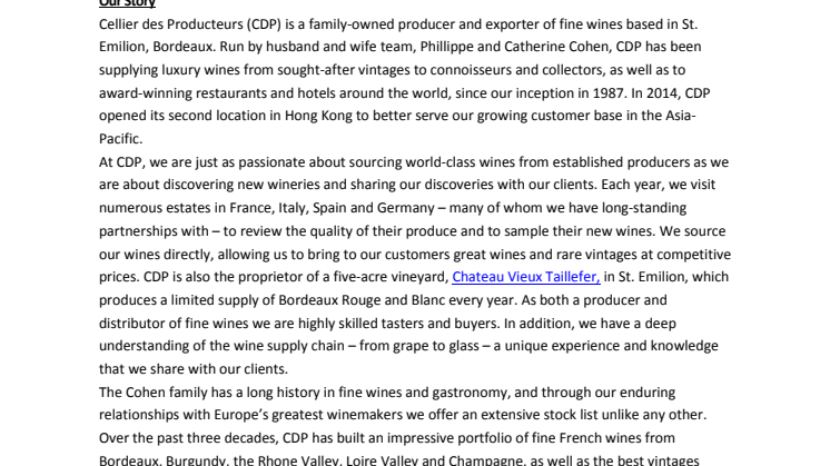 Brännland Cider enters french market together with CDP Fine Wines