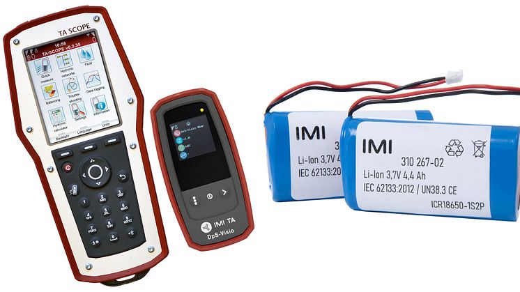 Batterier till mäturustning från IMI