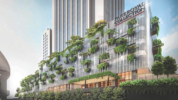 PARKROYAL COLLECTION Kuala Lumpur facade render - hi res