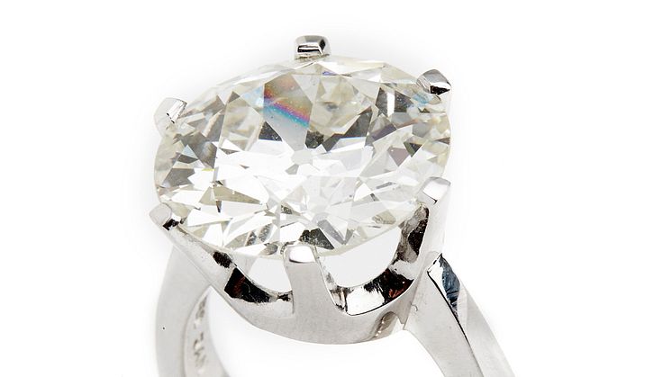 Jan Stockmarr diamond solitaire ring 