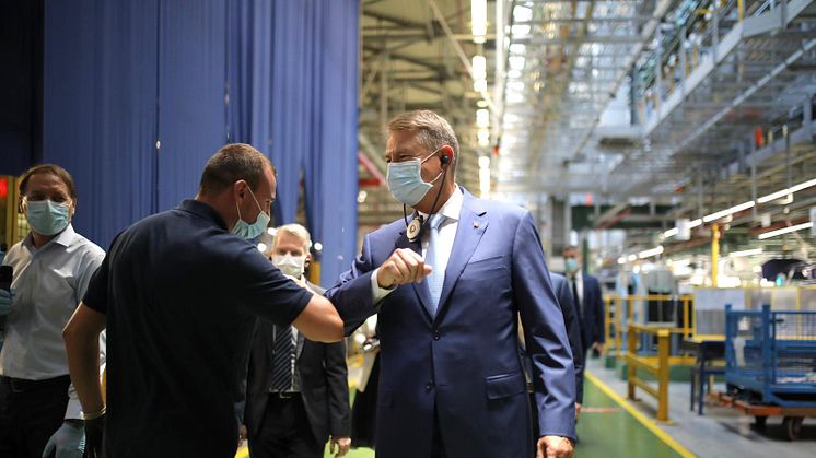 Poza vizita Presedintelui Iohannis la Ford Craiova8