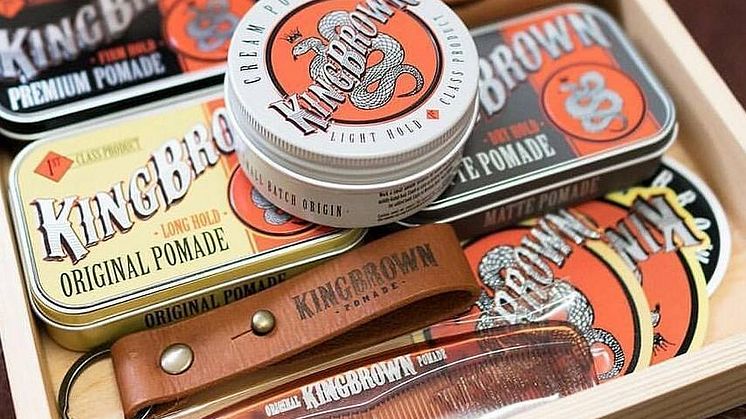 King Brown Pomade från Australien lanseras i Sverige