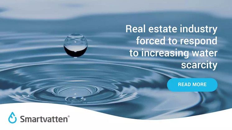 Real estate industry forced to respond to increasing water scarcity