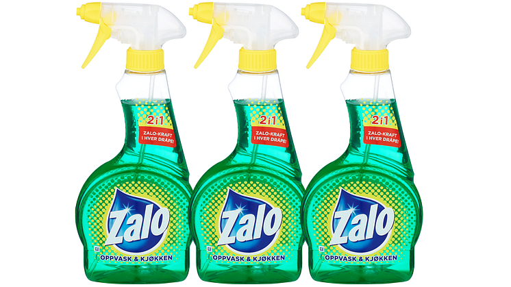 Orkla kaller tilbake et mindre parti grønn Zalo Oppvask & Kjøkkenspray 