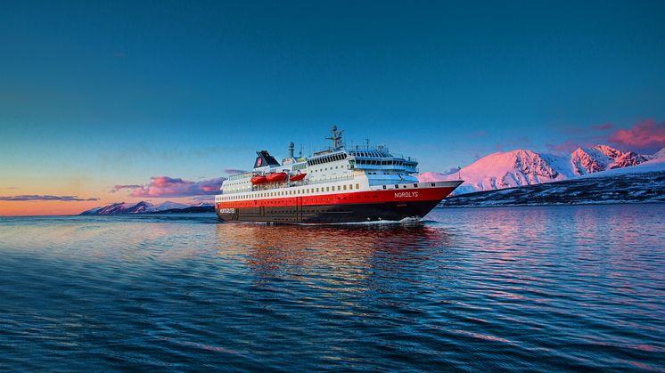 MS Nordlys. Foto: Ole C. Salomonsen / Hurtigruten Norge