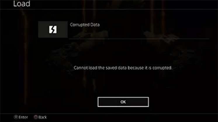 file danneggiati ps4