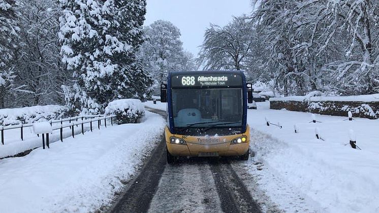 Go North East pulls out all the stops during snow disruption