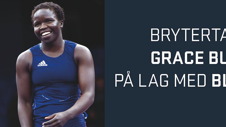 ​Blåkläder på lag med brytertalentet Grace Bullen