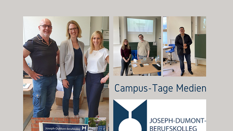 Junge Talente für Medienberufe begeistern: Unsere Expertinnen und Experten beim Campus-Tag Medien am Joseph-DuMont-Berufskolleg in Köln 