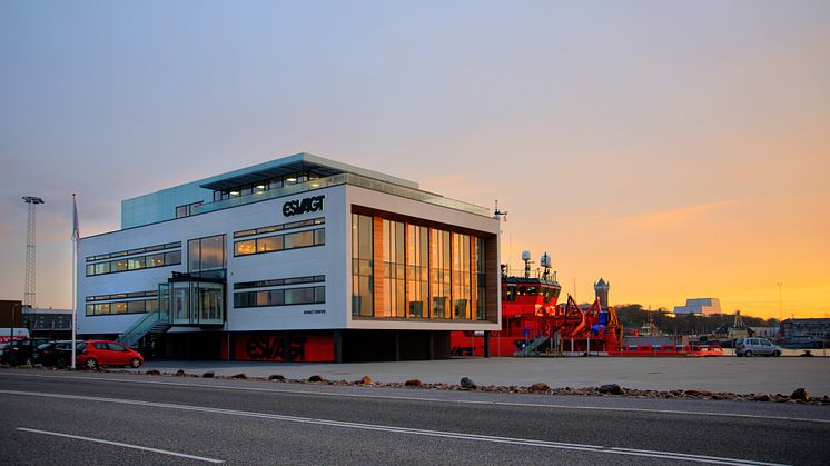 ESVAGTs nye domicil fotograferet af Poul Madsen for Esbjerg Kommunes Byfond.