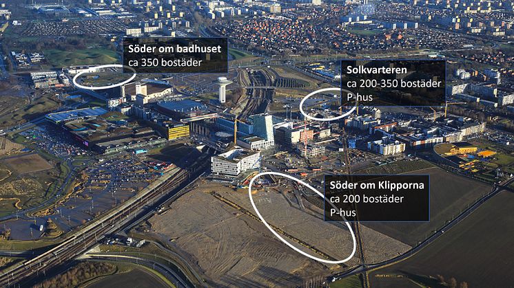 Karta över aktuella områden med fördelade bostäder.