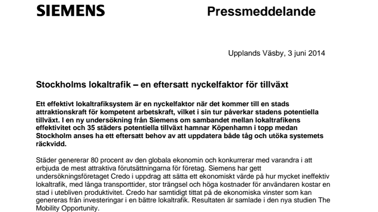 Stockholms lokaltrafik – en eftersatt nyckelfaktor för tillväxt