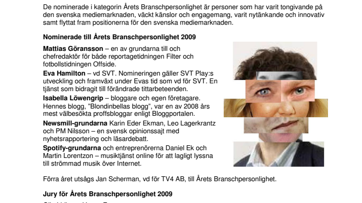 Vem blir Årets Branschpersonlighet?