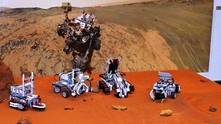 Vier Jungforscher-Teams - vier sehr unterschiedliche "Marsrover"