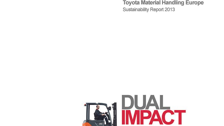 Toyota först med hållbarhetsrapport inom europeiska materialhanteringsbranschen  