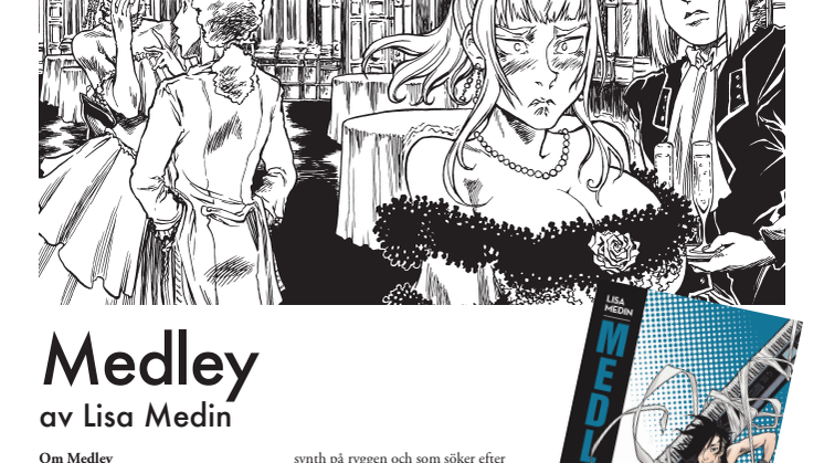 Beställ recensionsex av Lisa Medins seriebok Medley!